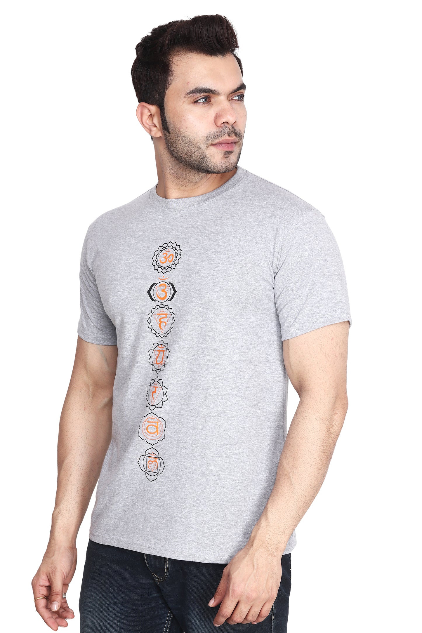 Seven chakras print Tee