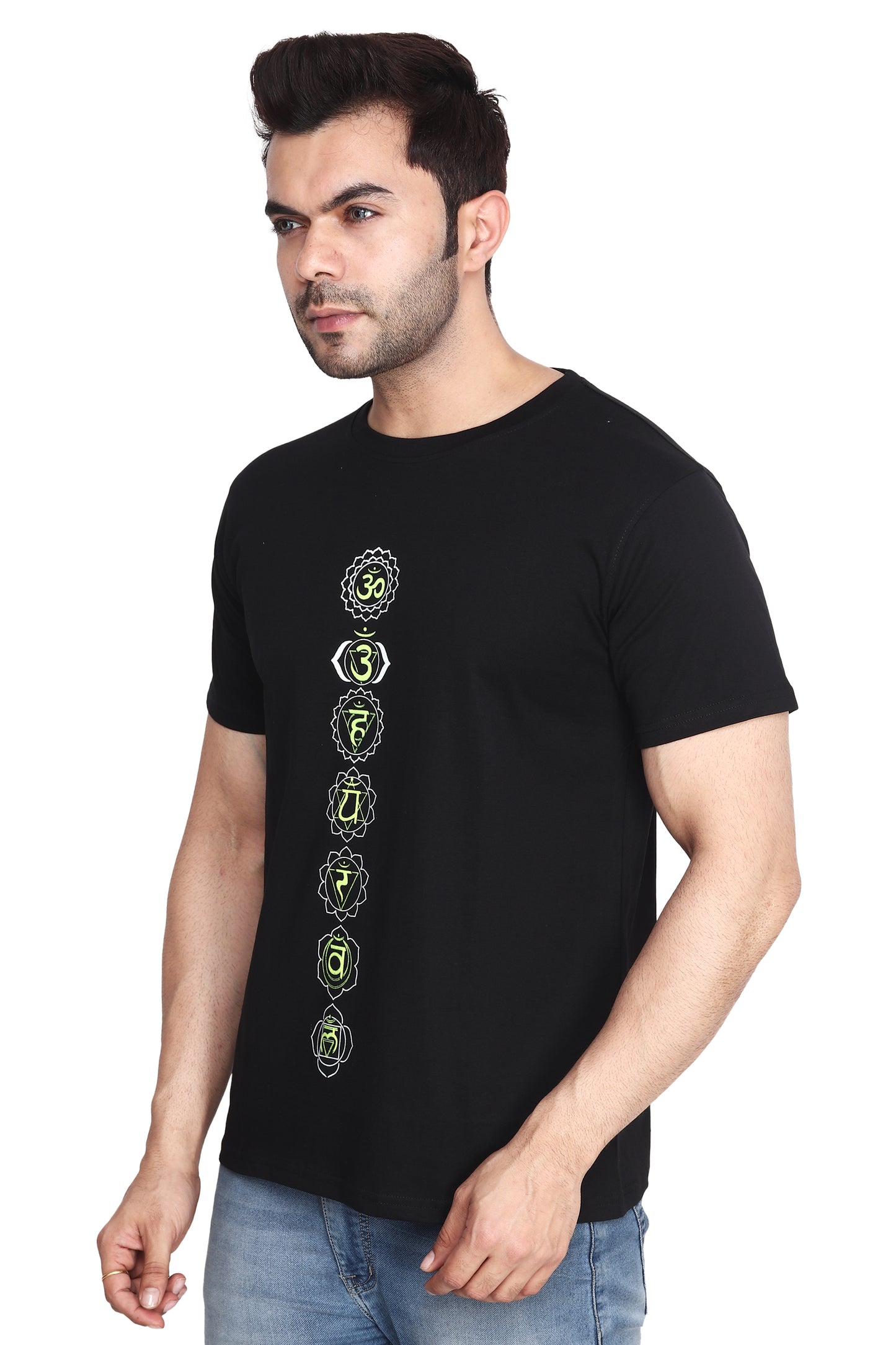 Seven chakras print Tee