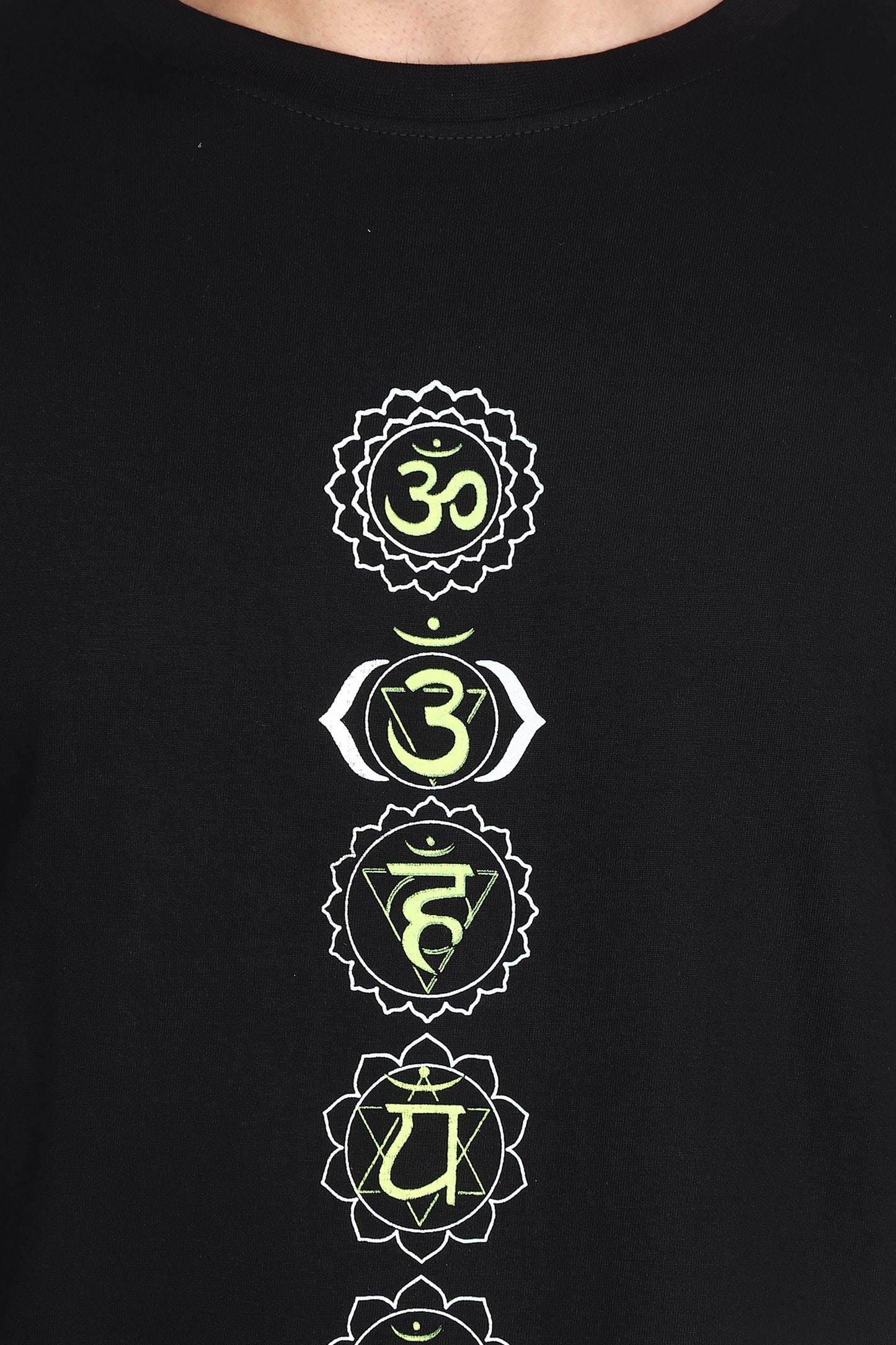 Seven chakras print Tee