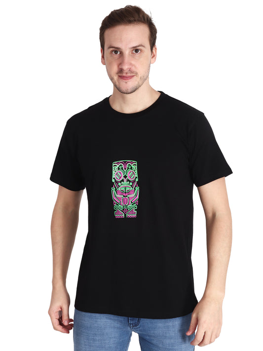 Tribal Mask Print Tee