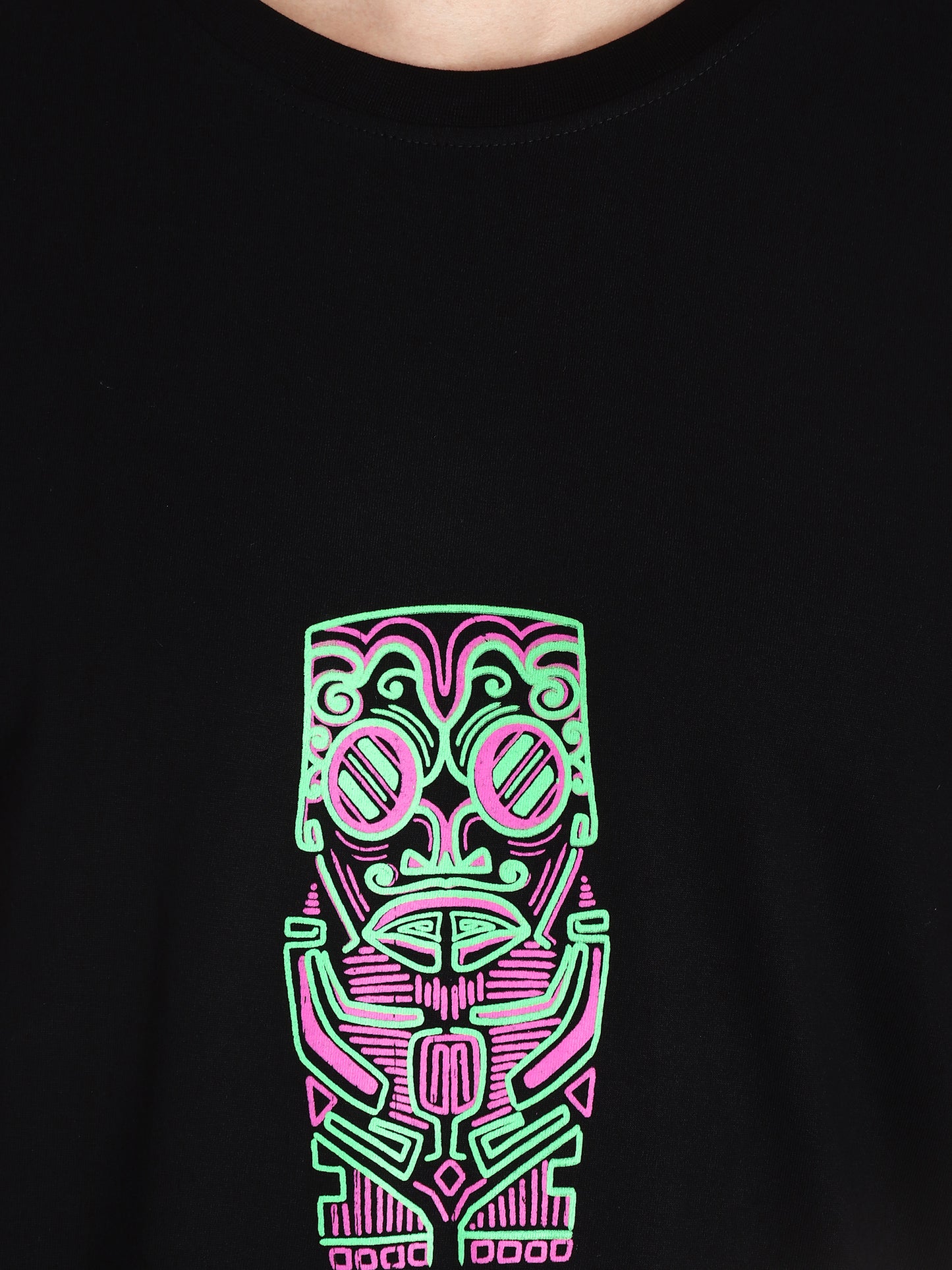 Tribal Mask Print Tee