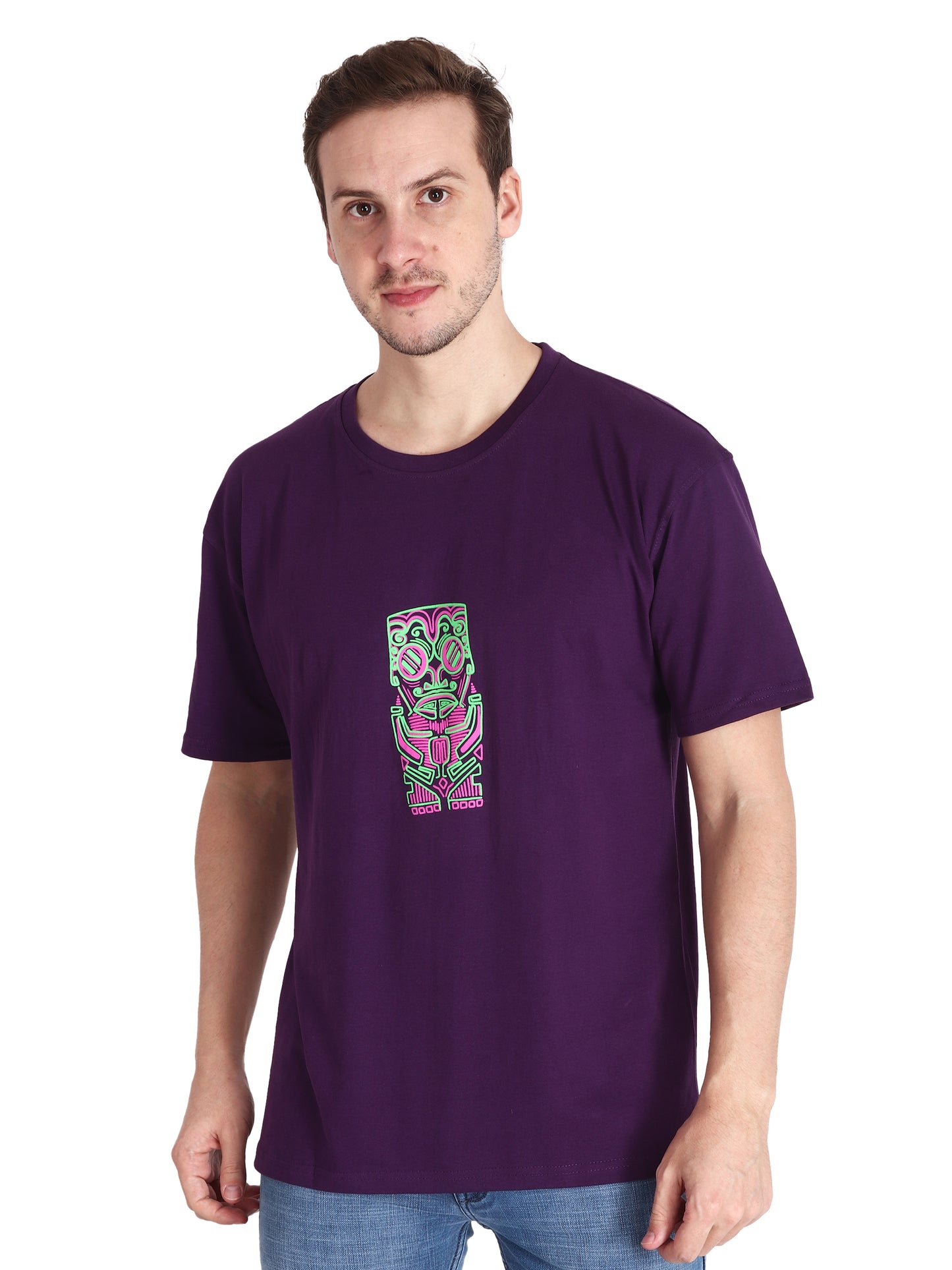 Tribal Mask Print Tee