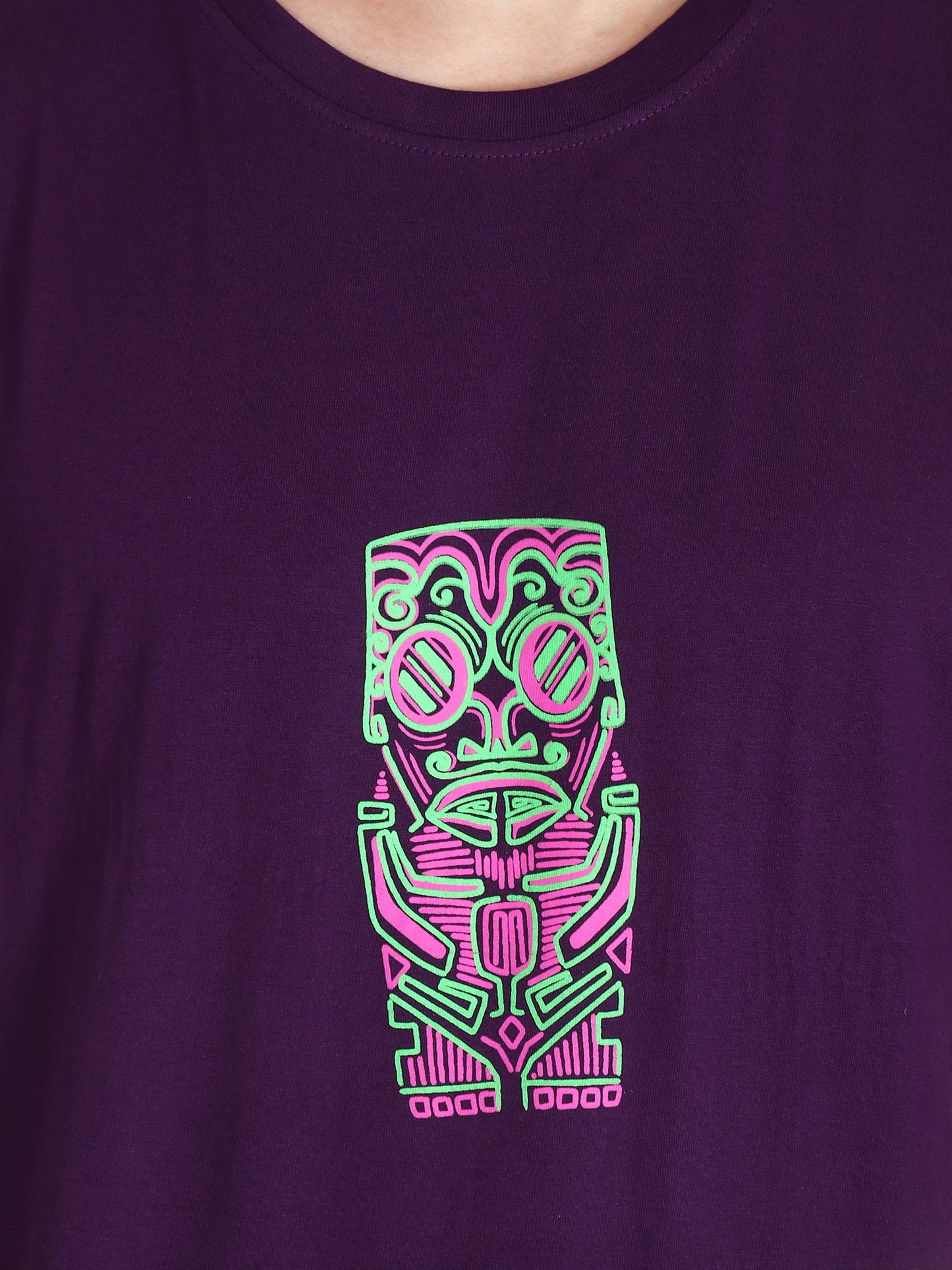 Tribal Mask Print Tee