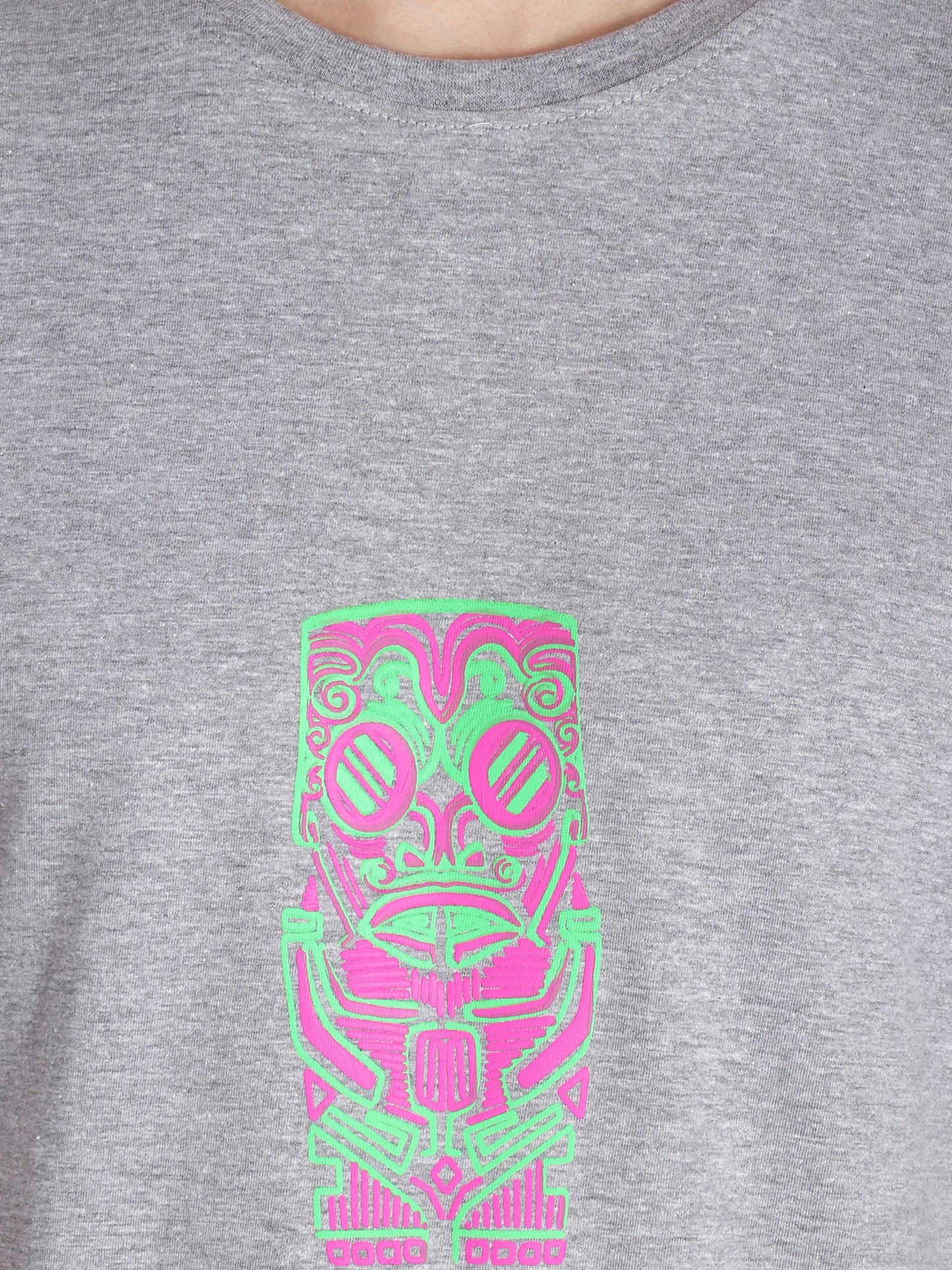 Tribal Mask Print Tee