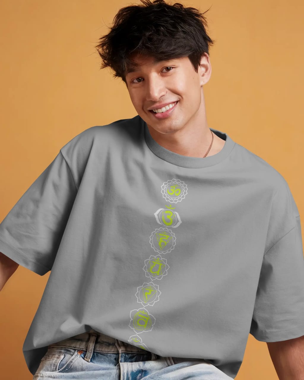 Seven chakras print Tee