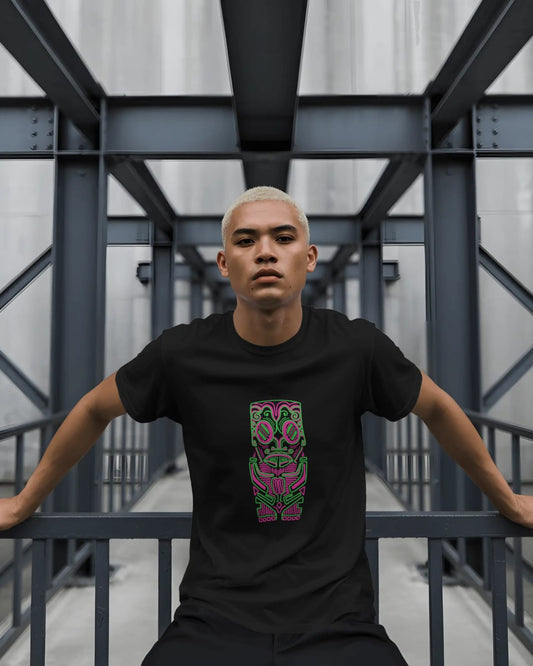Tribal Mask Print Tee